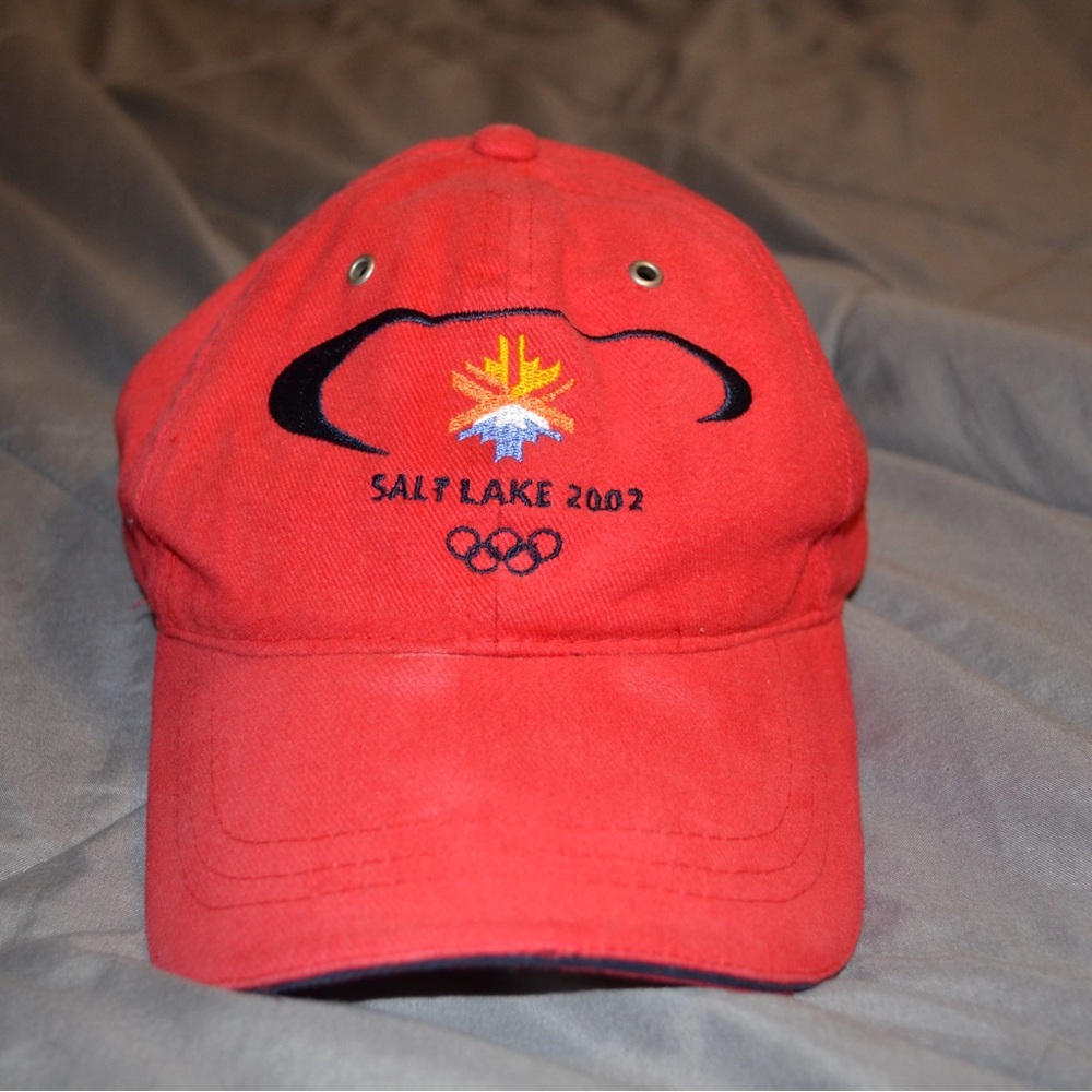 Red Salt Lake City 2002 Olympics Hat